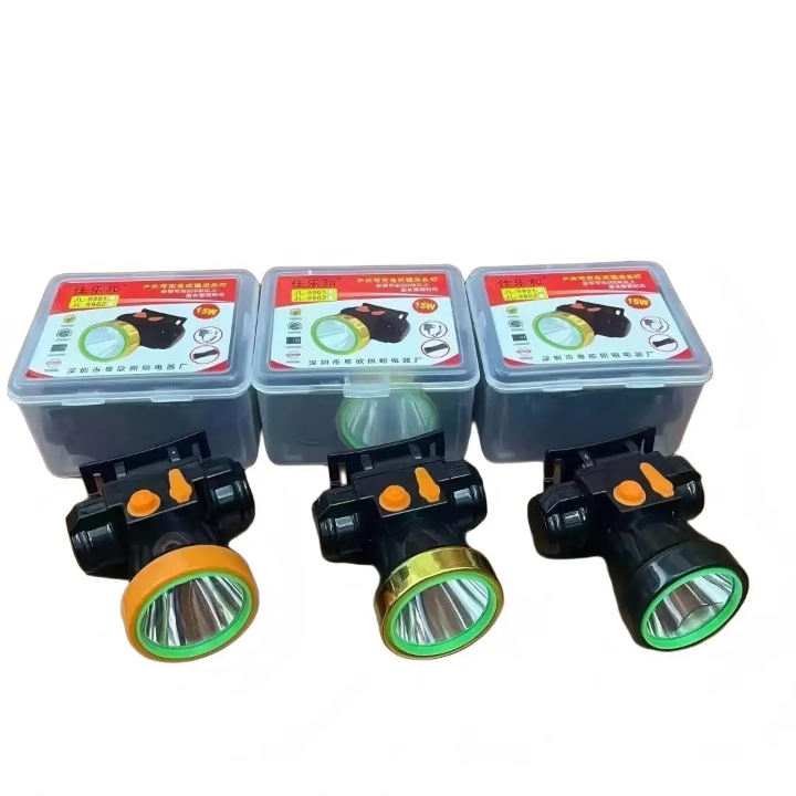 Rechargeable LED headlamp with a long-lasting lithium battery